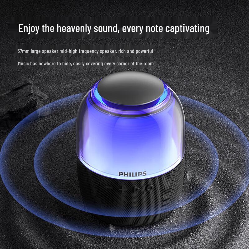 Philips Портативная Bluetooth-колонка TAS2108 с подсветкой, штекер CN (адаптер в комплекте)