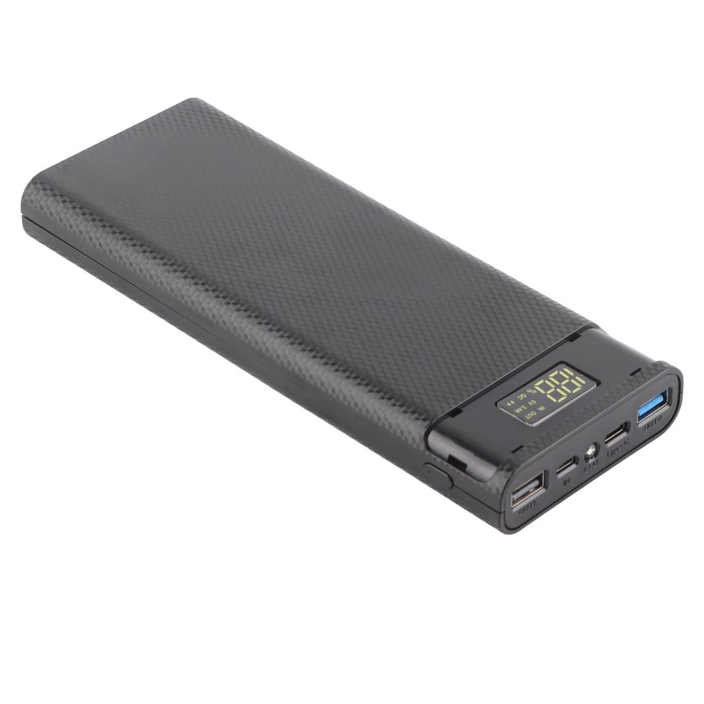 Версия для быстрой зарядки 8x18650 Power Bank Case USB DIY Kit Shell Battery Holder Charge BoxBlack