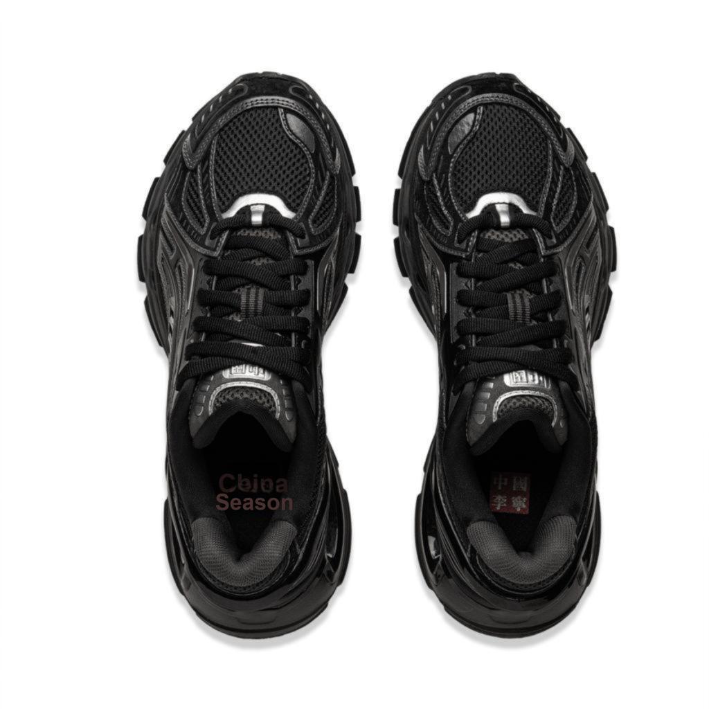 Li Ning Lijun BOW Trendy Fashion Durable Low-Top Casual Shoes Women Sneaker Black AZGU064-5