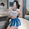Soccer babe women's swimsuit cheerleading sailor underwear sexy passion seduction cos two-dimensional nightdress