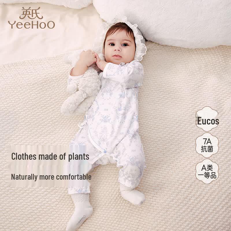 YEEHOO Baby 7A Antibacterial All-Season Long-Sleeve Romper