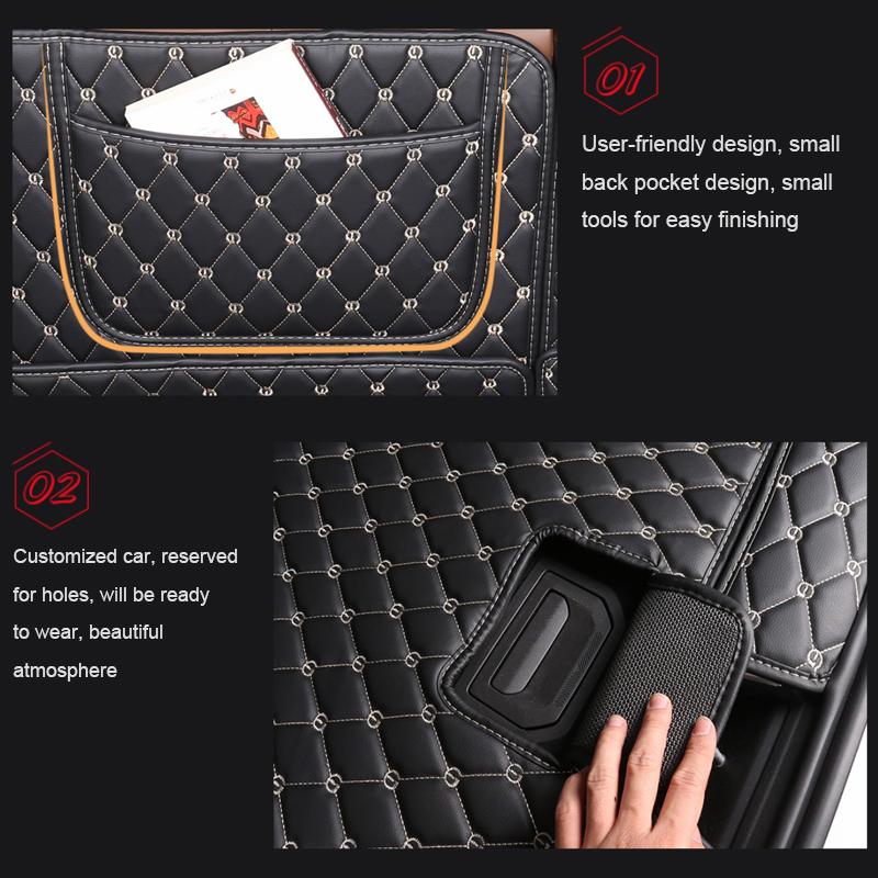 Для Nissan Qashqai J11 2016-настоящее время коврик для багажника автомобиля задняя облицовка багажника грузовой пол коврик для защиты лотка внутренние аксессуары коврики