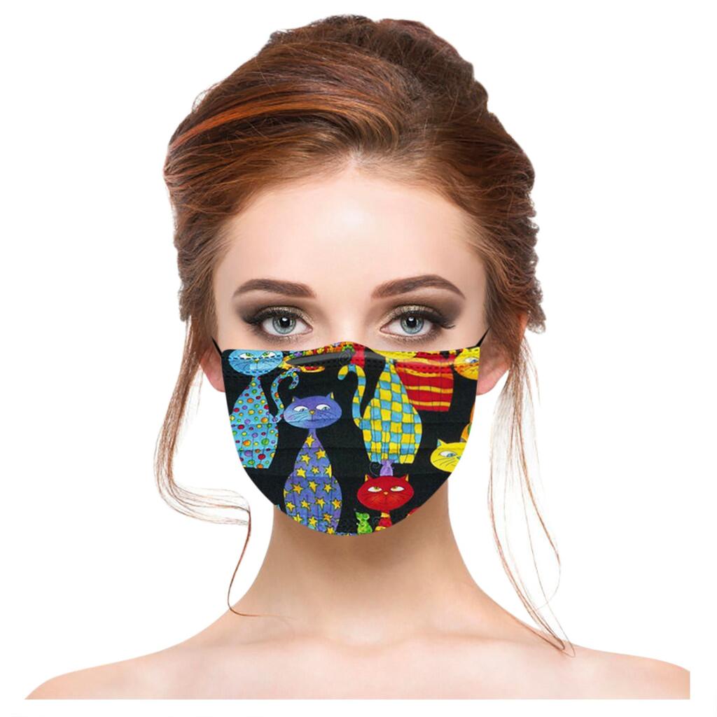 10PCS Adult's Mask Disposable Face Mask Industrial 3Ply Ear Loop