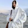 Women's Hooded Sweatshirt with Velvet Hoodie In Autumn and Winter Loose Korean New Style Women's Student Tops Women's Clothing