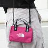 The North Face 1л Tote-сумка с принтом логотипа-буквы, на молнии, для покупок, ручная, на плечо, через плечо, уличная, унисекс, Розовый NN2PP06P