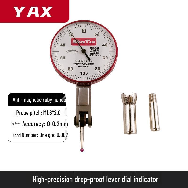 Small High-Precision Magnetic Base Dial Indicator Set 0-10