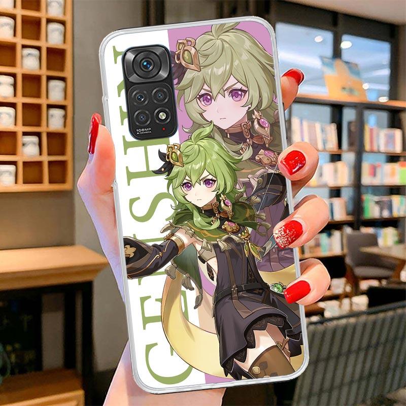 Genshin Impact Anime Cover Phone Case For Xiaomi Redmi Note 15 14 13 12 11 10 Pro Plus 14S 12S 11S 11T 11E 10S Soft Fundas Shell