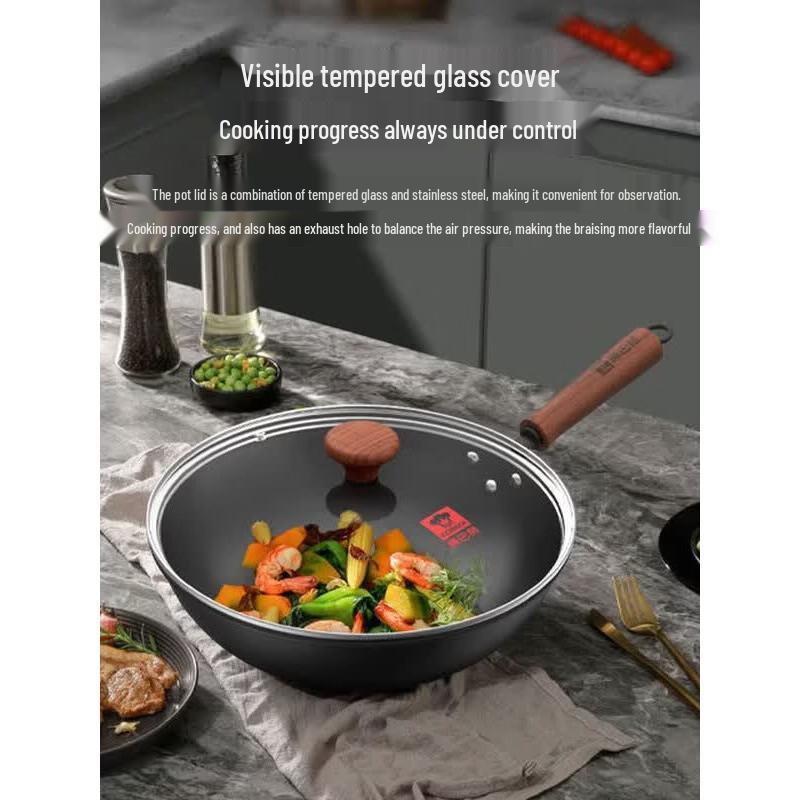 Kobach 32cm Non-Coated Naimi Wok