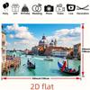 2D flat design 1 piece showcases the charming canal scenery of Venice suitable for weddings parties and other occasions
