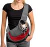 QCHOMEE Собака Питомец для Маленьких и Средних Переноска Регулируемая с Основанием Плечо Сетка Безопасность Диагональное Плечо Легко для Похода Красный Переноска, Слинг, Собаки,