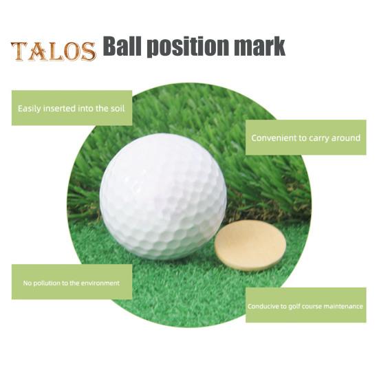 Инструмент для дерна для гольфа, зеленая бамбуковая вилка, маркер для выравнивания мячей, инструмент для фиксации дерна для гольфа, деревянные аксессуары для гольфа для мужчин