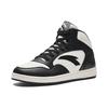 Anta Comfortable Non-Slip Shock Absorbing Wear-Resistant High-Top Sneakers Men Sneakers Ivory-White Black 912348087-4