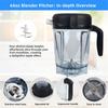 Для кувшина блендера Vitamix объемом 64 унции, низкопрофильная сменная емкость для Vitamix 750, 5200, 5000, 6300, 7500, стакан для кувшина