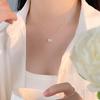 Simple and Luxurious Square Pearl Necklace for Women's Designers, Personalized and Gentle Collarbone Chain