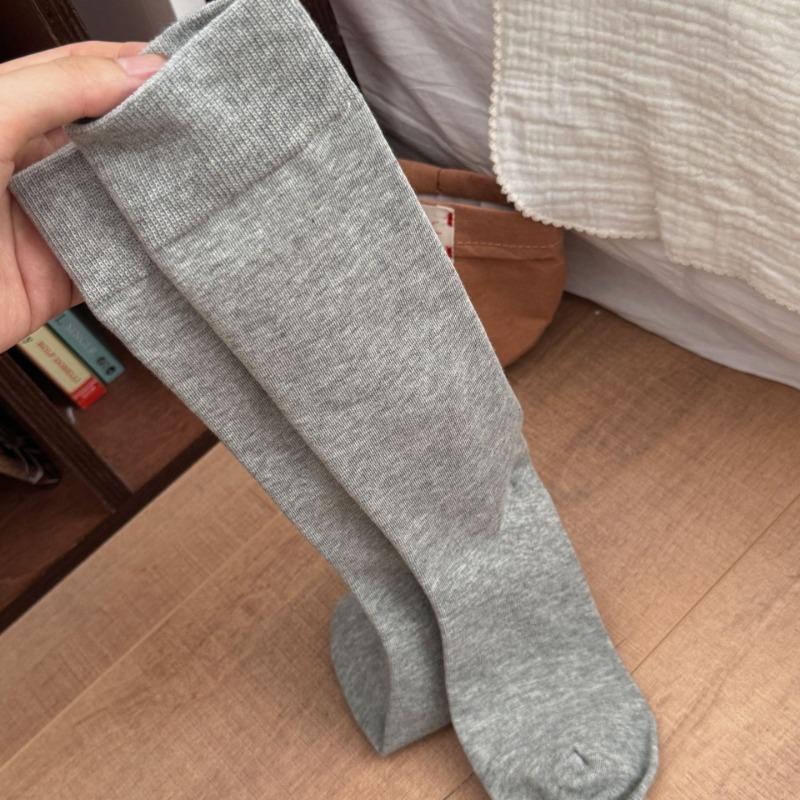 Женские осенне-зимние ретро-шоу тонкие бесшовные носки до колена