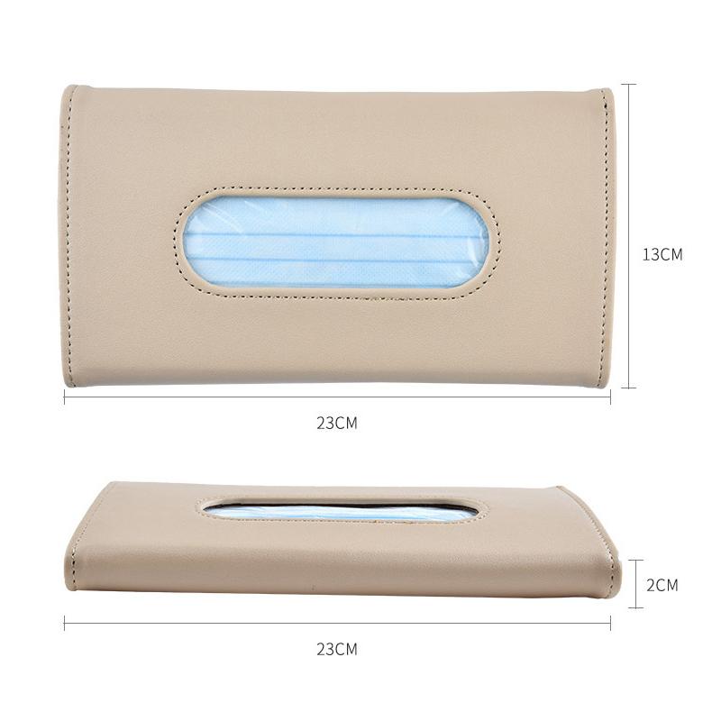 Держатель для салфеток на козырек автомобиля, подвесной держатель для бумажных полотенец из искусственной кожи, чехол для салфеток на заднее сиденье, аксессуары для салона автомобиля