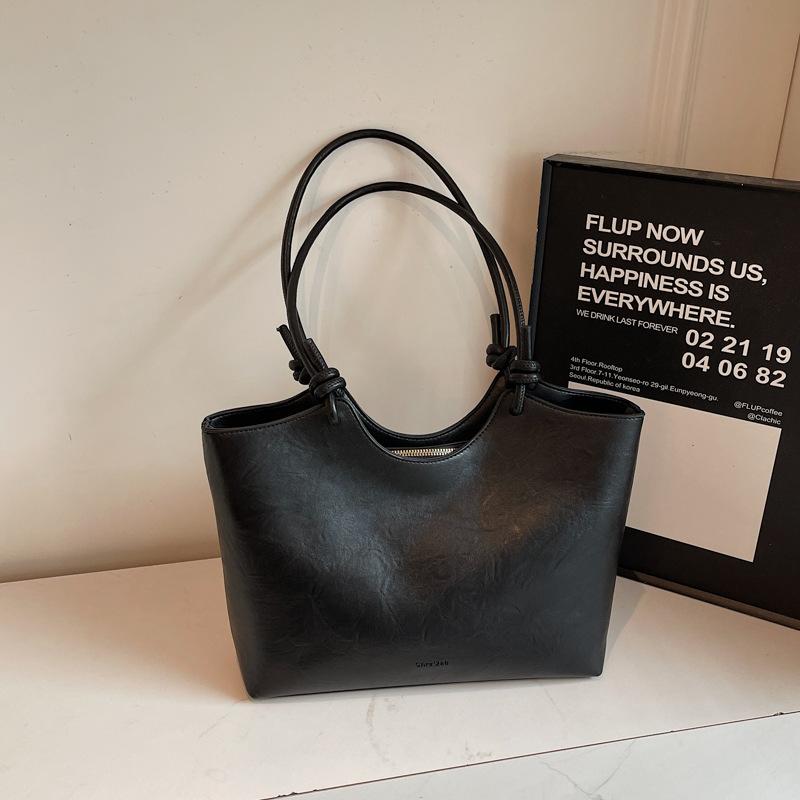 Ретро Сумка-подмышка с высокой привлекательностью, Вместительная сумка для поездок на работу, Простая сумка-тоут через плечо