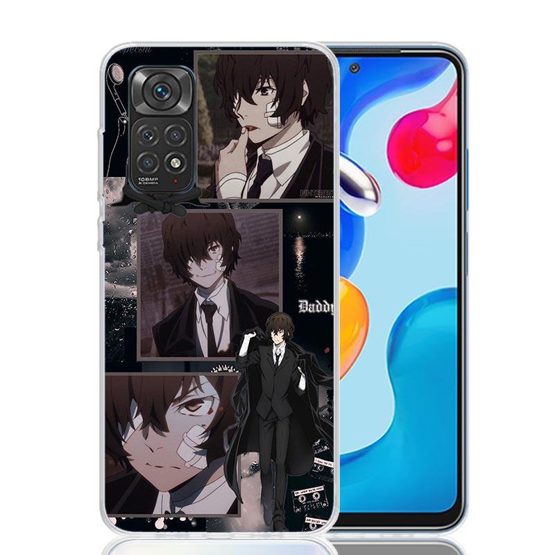 Чехол для телефона Bungo Stray Dogs Дазай для Xiaomi Redmi Note 15 14 13 12S 12 Pro Plus 11S 11E 11 11T 10S 10 Арт Мягкий Чехол с Рисунком Re