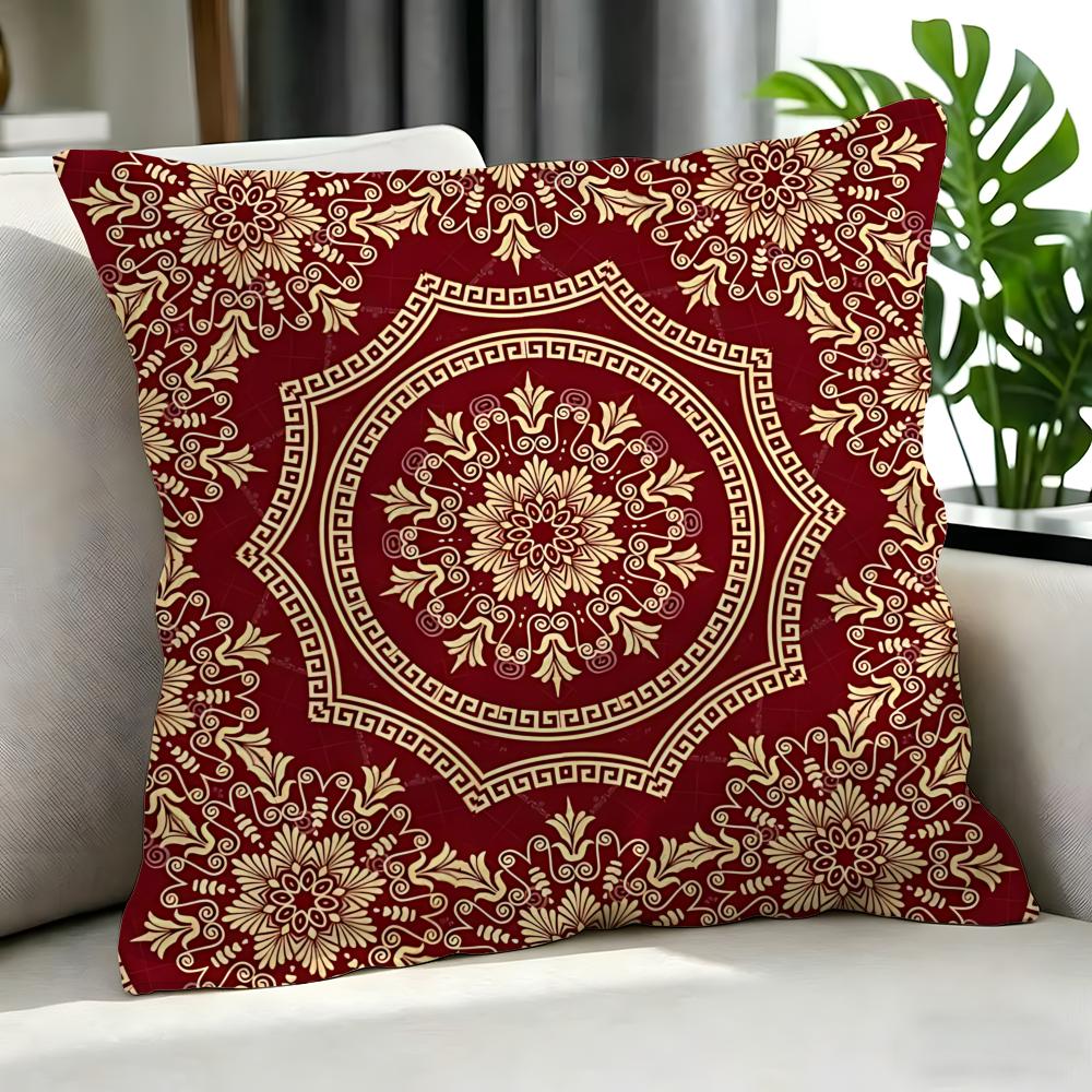 Art EEuropean Retro Motif Cushion Cover Cushion Cover Set Pcs x x x Pillowcase Decorative Sofa Home Decor