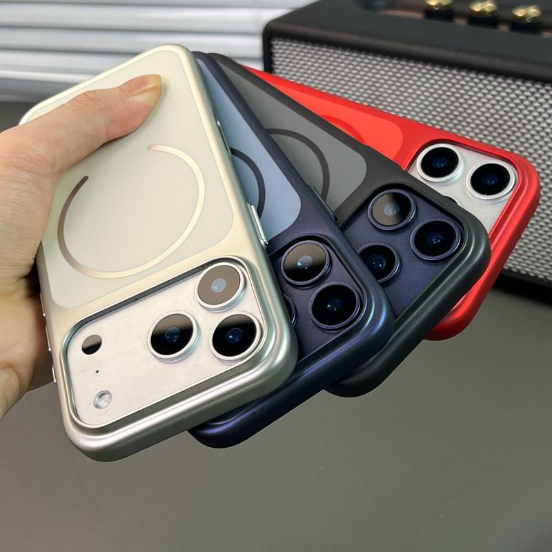 Чехол-кольцо с молекулярным магнитом для iPhone 17 Pro Max - Полное покрытие, Жесткий защитный для Apple 16