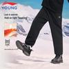 Li-Ning Детские водостойкие брюки-джоггеры на флисовой подкладке