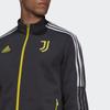 adidas Куртка-бомбер с воротником-стойкой, с эмблемой футбольного клуба «Ювентус», мужская верхняя одежда, черная GR2916