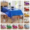 5PCS Shiny Foil Aluminum Film Tablecloth Colorful Table Cover Portable Picnic Blanket  Picnic