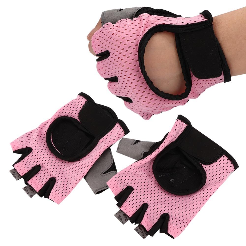 1 Pair Breathable Half Finger Gloves Elastic Cycling Gloves Portable Training Gloves Cycling Sports