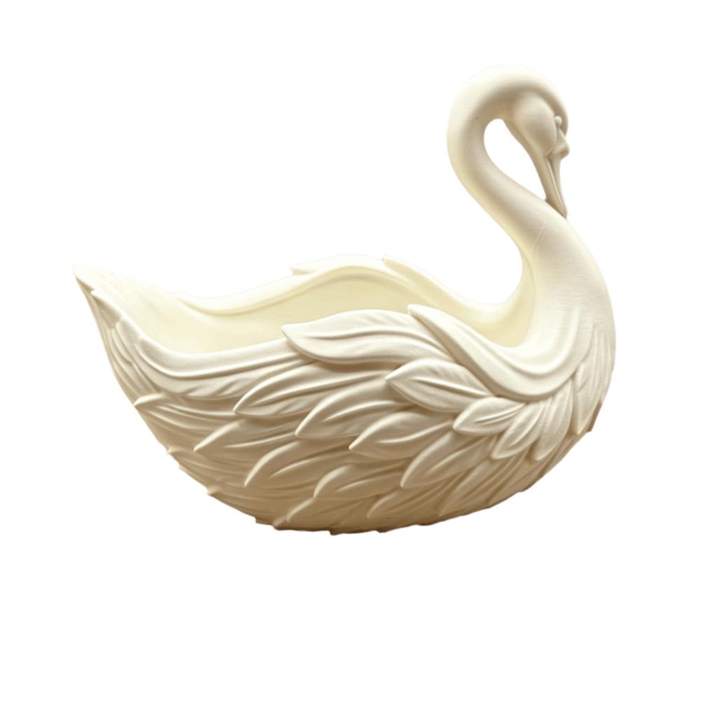 Handmade Swan Shaped Storage Tray Elegant Swan Organizer Swan Shaped Key Holder  Office Decor