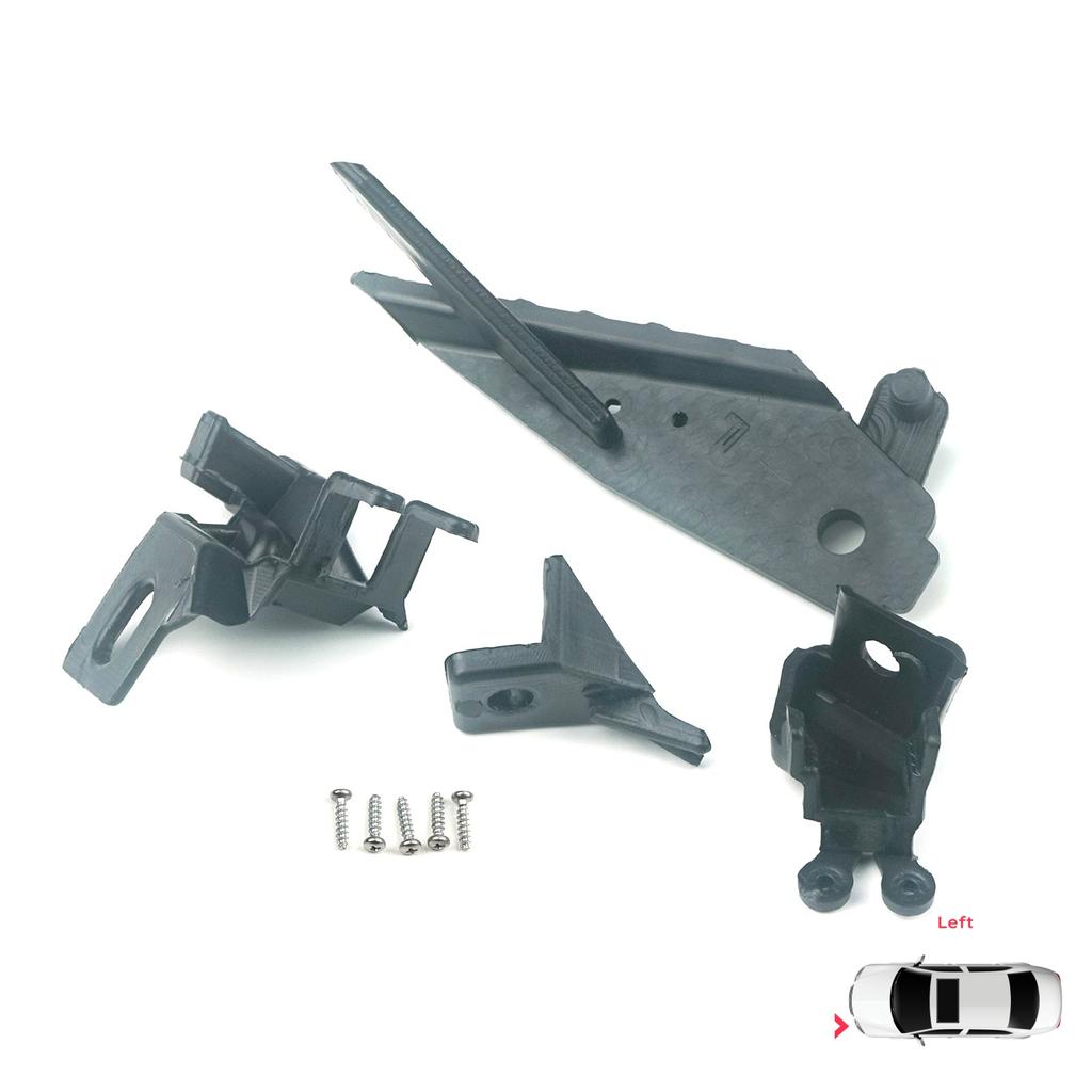 BHL546 Headlight Holder Mount Repair Bracket Tab Set Left Side for Renault Megane BFB K9A B9A MK4 2016-On 260601571R