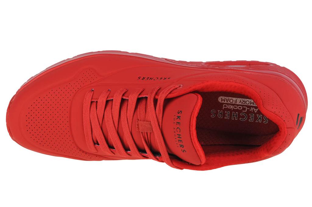 Skechers Uno-Stand On Air, Mens red Sneakers