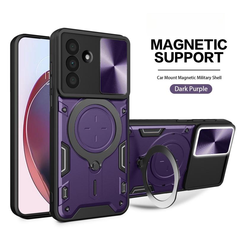 Для Samsung Galaxy A71 A56 A52 A36 A26 A23 A16 A14 Магнитный держатель-кольцо для пальца Военный защитный чехол
