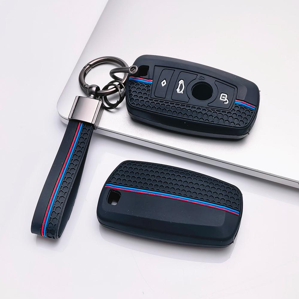 Чехол-брелок для ключей для BMW F20 F22 F30 F31 F32 F33 F34 F36 с брелоком Защита от царапин Ударопрочная защита Мягкая текстура для захвата Пылезащитный чехол
