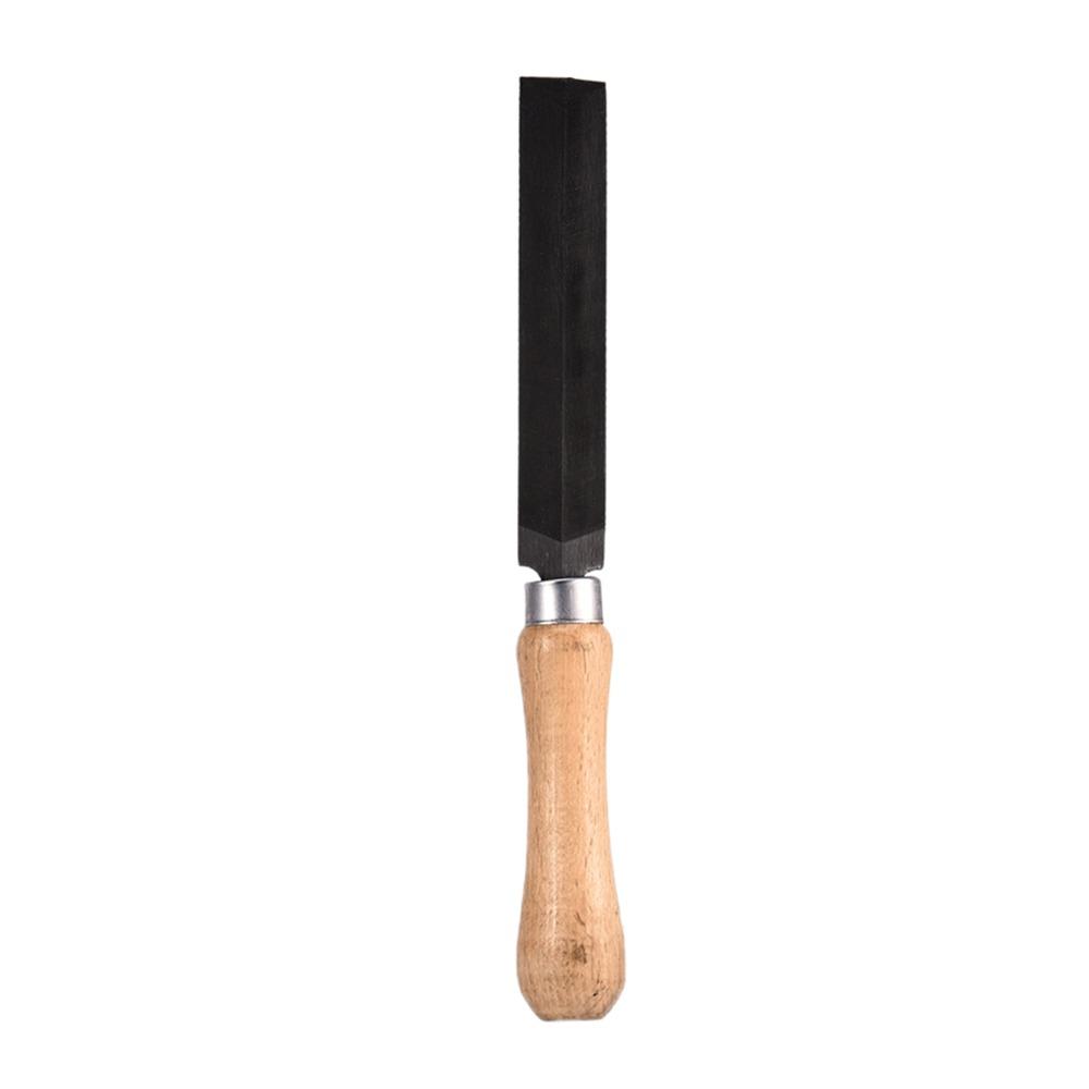 Black Guitar Nut File Steel+Wood Guitar Fret File Portable Fret Slot File For Guitar