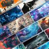 Large Mouse Pad, Desk Mat, Laptop Keyboard Pad, Computer Office Lock Edge Cute Cartoon E-Sports Edge Gaming Desk Mat 800*300*2mm, Magic Abyss Realm