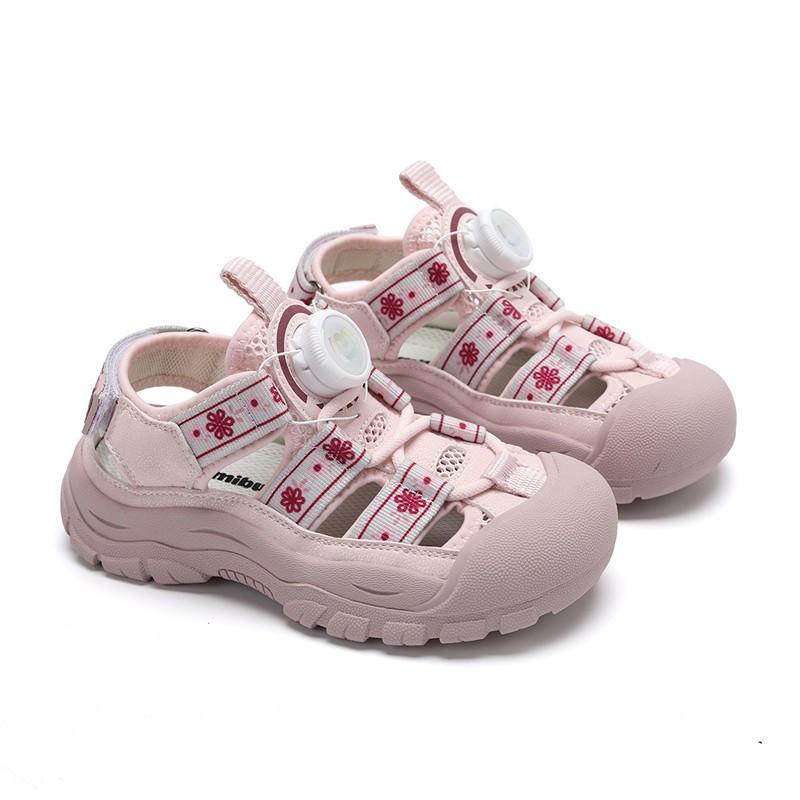 Youth style shoes Girls Soft Sole Outdoor Sandals Walking Comfortable Closed-Toe Water Shoes Kids Casual Footwear