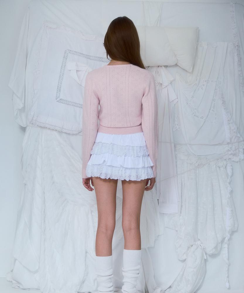 ROSEFRANTZ Muse Wrap Rib Knit [Pink]