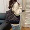 Women Padded Hobo Handbag Casual Crossbody Bag Diamond Quilted Tote Bag Padding Shoulder Bag Slouchy Travel Bag