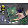 Tree of Life Leather Journal: Grimoire Spell Book with Vintage Lock