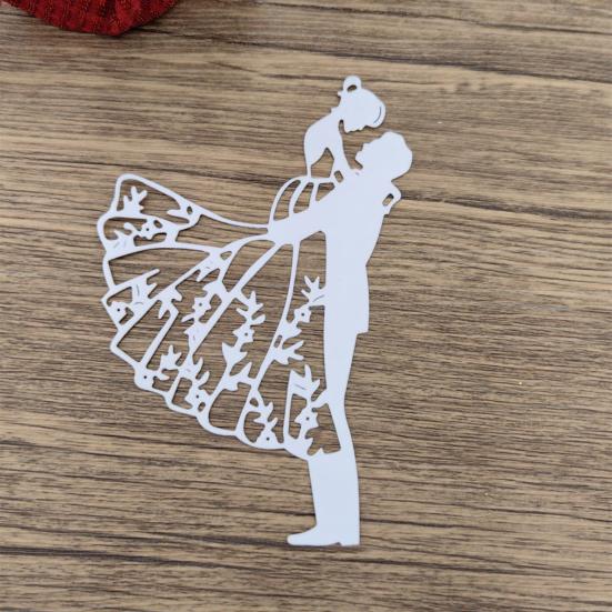 Yousheng День святого Валентина Пара Металлические режущие штампы DIY Искусства Ремесла Скрапбукинг Свадебная Открытка Украшение Углеродистая сталь Шаблоны для тиснения