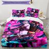 3pcs Duvet Cover Set (1*Duvet Cover + 2*Pillowcase, Without Core), Jinx Print Soft All‑Season Bedding Set, Home Bedroom Decor Gift