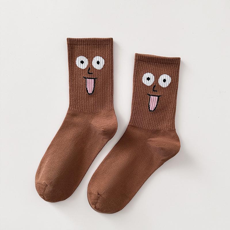 Корейские модные носки в стиле Харадзюку для женщин и мужчин, забавные носки унисекс 16 цветов, гребенной хлопок, уличный стиль, скейтборд, повседневные, парные носки-гольфы