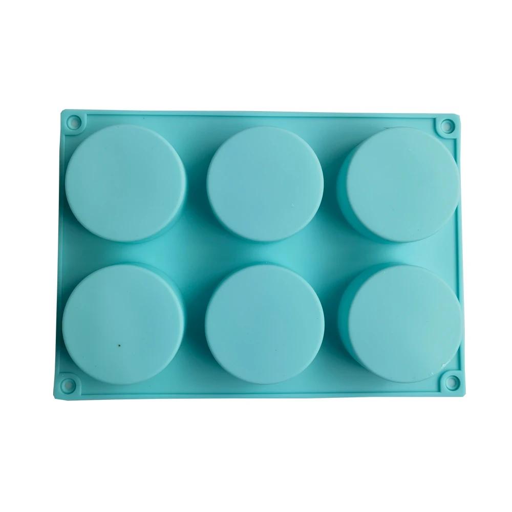 Round Cylinder Cake Molds Silicone Molds for Baking Cookie Chocolate Covered Bakeware Pastry Mould Round Cupcake Cake Pan