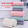 Thickened Lint-Free Coral Fleece Bath Towel Set - Extra Large, Absorbent, 3-Piece Household Set