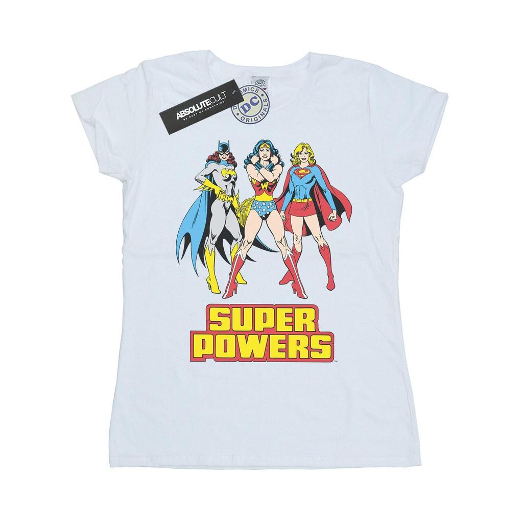 DC Comics Womens/Ladies Wonder Woman Super Power Group Cotton T-Shirt