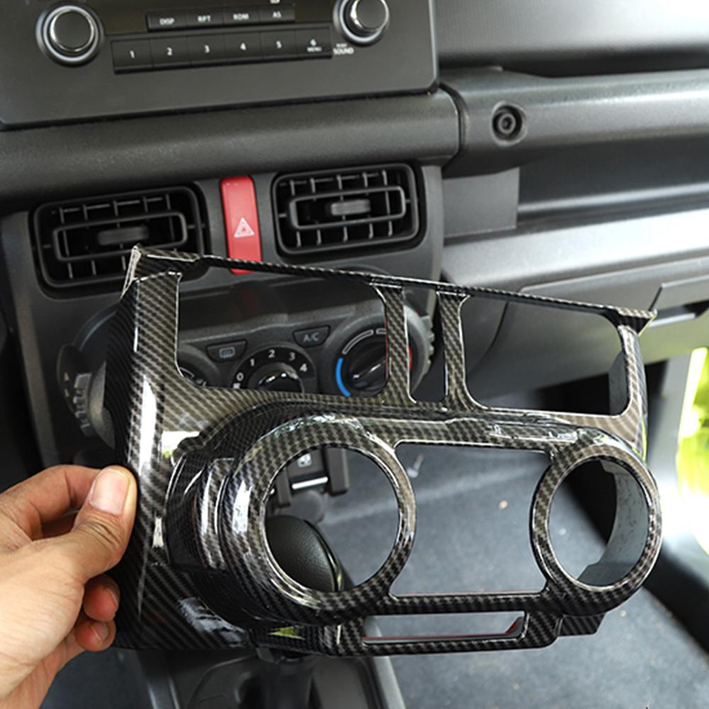 Ручной автомобильный кондиционер, украшение центральной панели управления для Suzuki Jimny JB64 JB74-2023, внутренние молдинги
