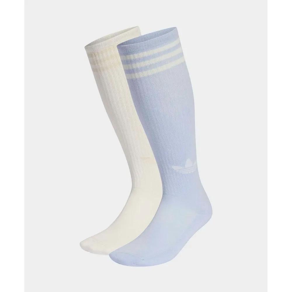 Оригинальные носки adidas с тремя полосками, 2 пары - Белые: Ясное небо KD8259 156314