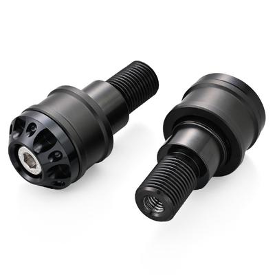 Daytona 49240 Алюминиевый мотоциклетный заглушка руля для Yamaha (М16) Средний вес Руль Заглушка Тонкая резка Черный