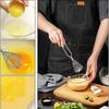 Stainless Steel Spring Coil Whisk Wire Cream Egg Beater Gravy Cream Hand Mixer Kitchen Tool For Mixing Blending Stirring