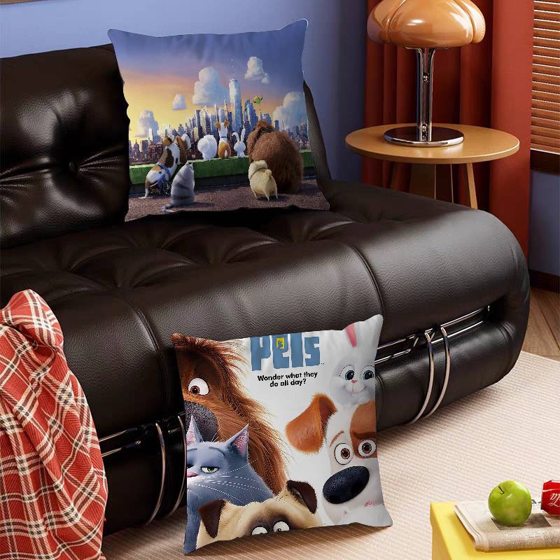 The S-Secret Life Of Pets Personalized Pillow Cover Kids Bedroom Wild Party Decor Pillowcase Kid Birthday Shower Gift